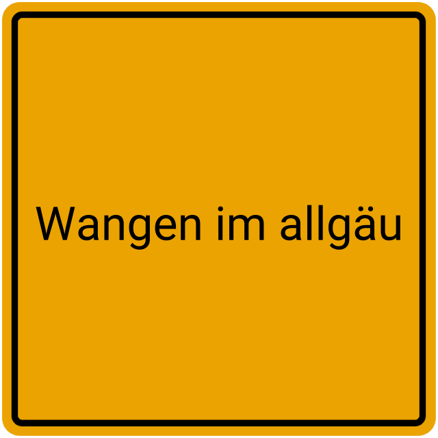 Meldebestätigung Wangen im Allgäu